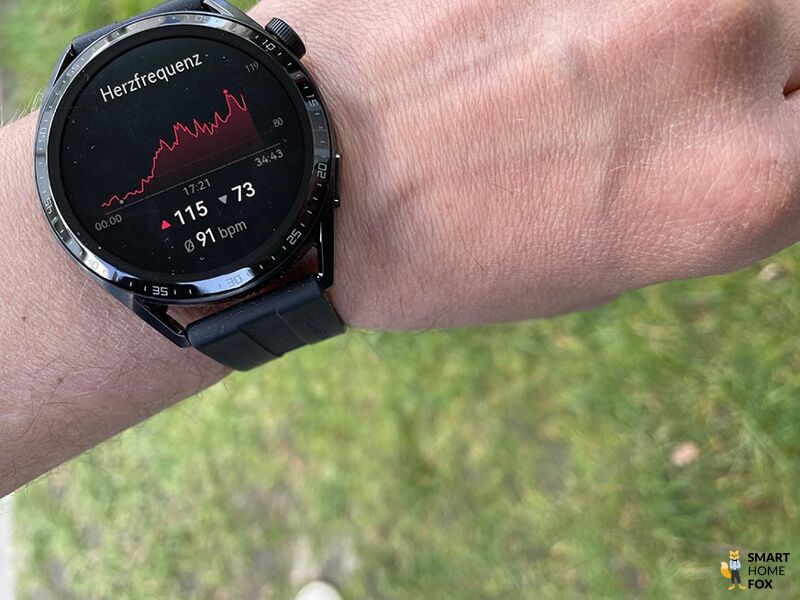 На Huawei Watch GT 3 можно просмотреть историю зарегистрированного сердечного ритма.